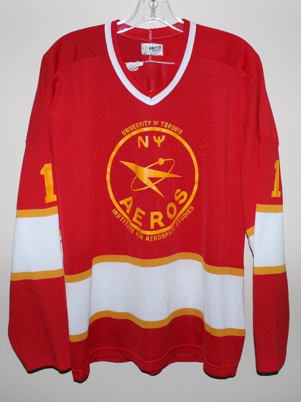 rare❤️Maska University Of Toronto Institute For Aerospace Studies AEROS jersey